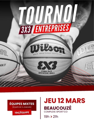 Tournoi 3x3 entreprises 2026